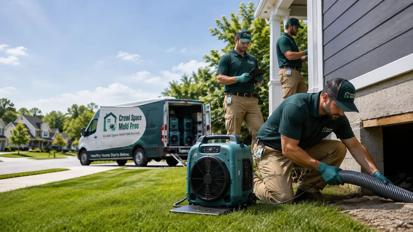 Crawl Space Mold Removal in Piedmont, KS